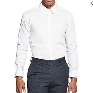 NWT Van Heusen White Slim Fit Long Sleeve 2XL